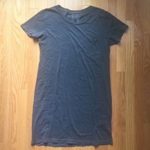 J Crew Gray T-shirt Dress
